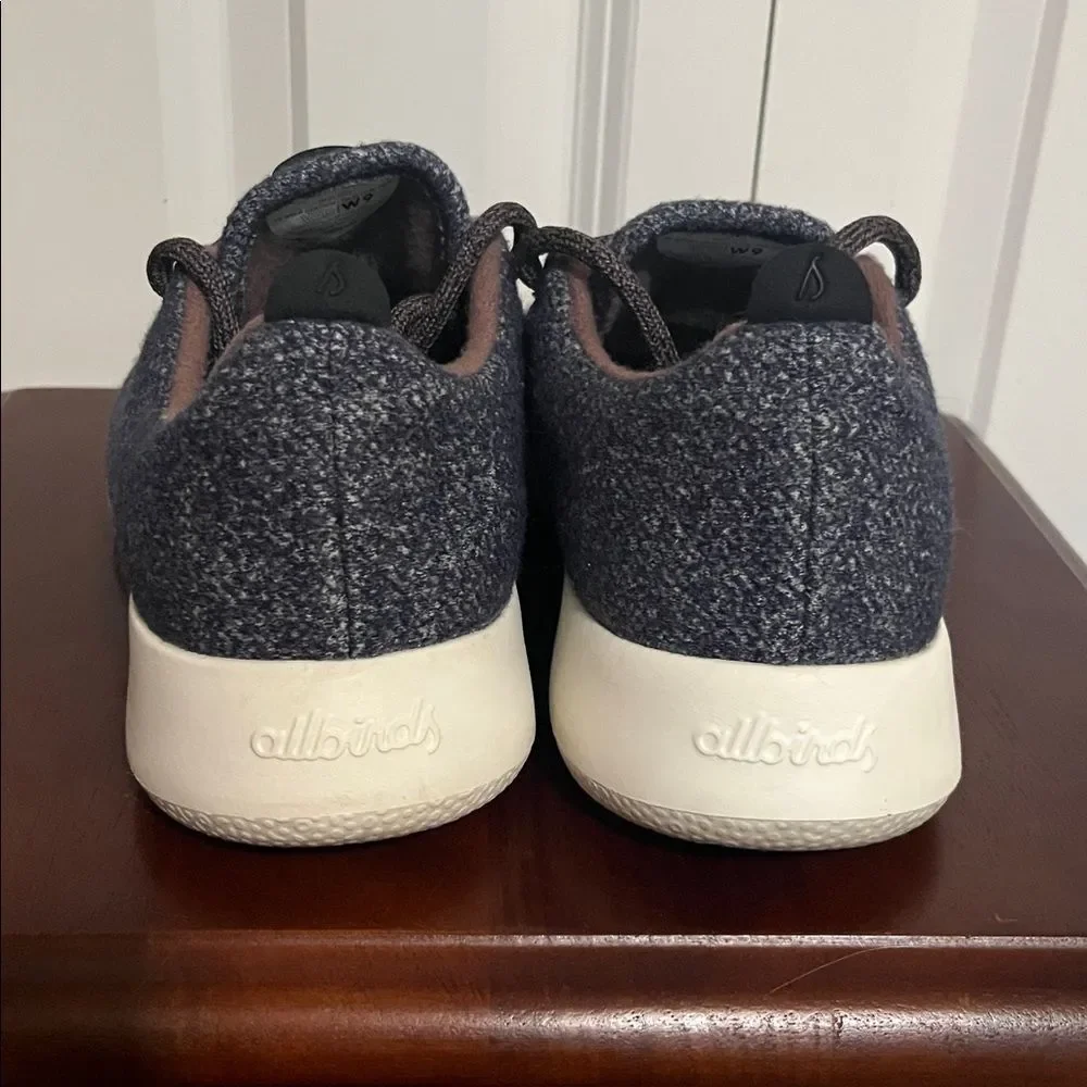 Allbirds Women's Wool Runners Mizzles Charcoal Grey Machine Washable Sneakers 9